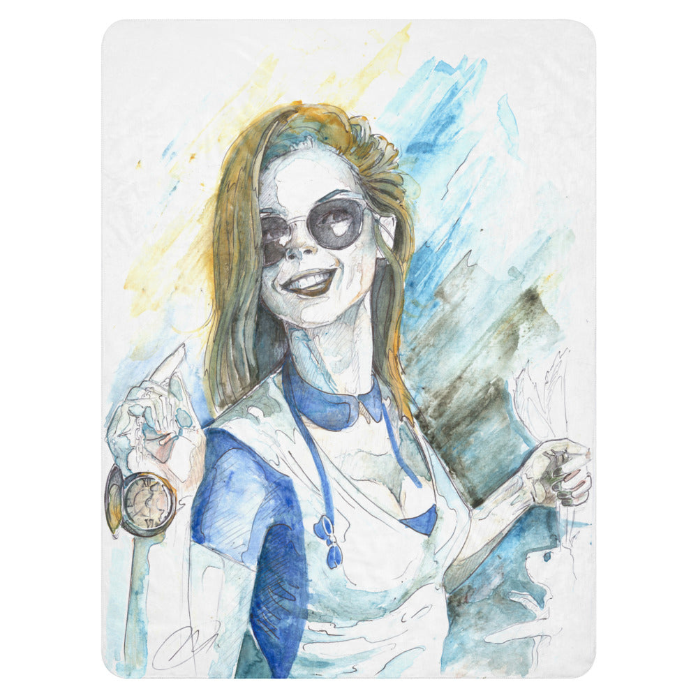 Marco Viozzi Graphic Sherpa Blankets