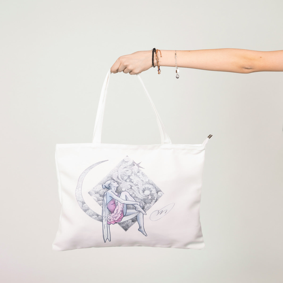 Hanging Moon Tote Bag