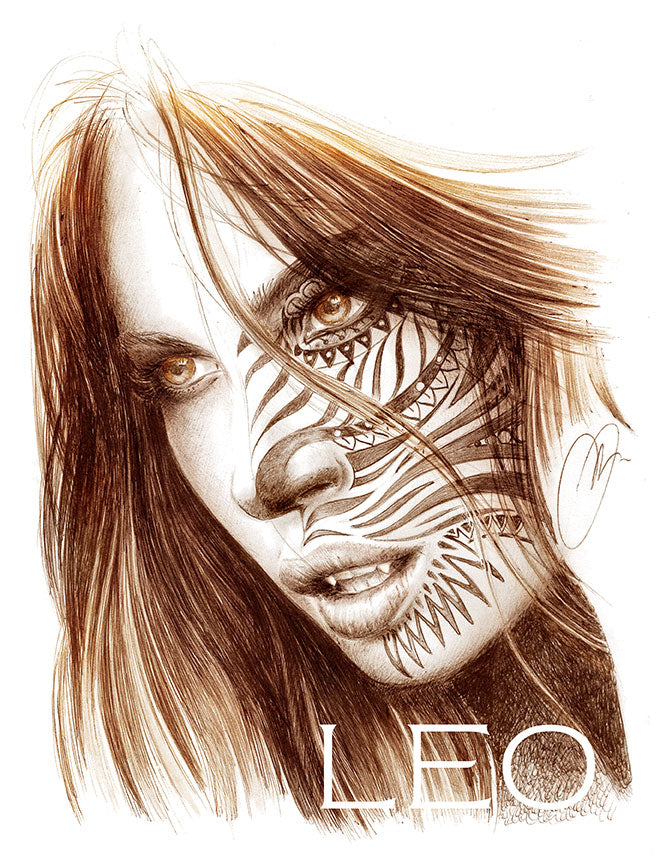 Leo Zodiac Sleeveless Tee