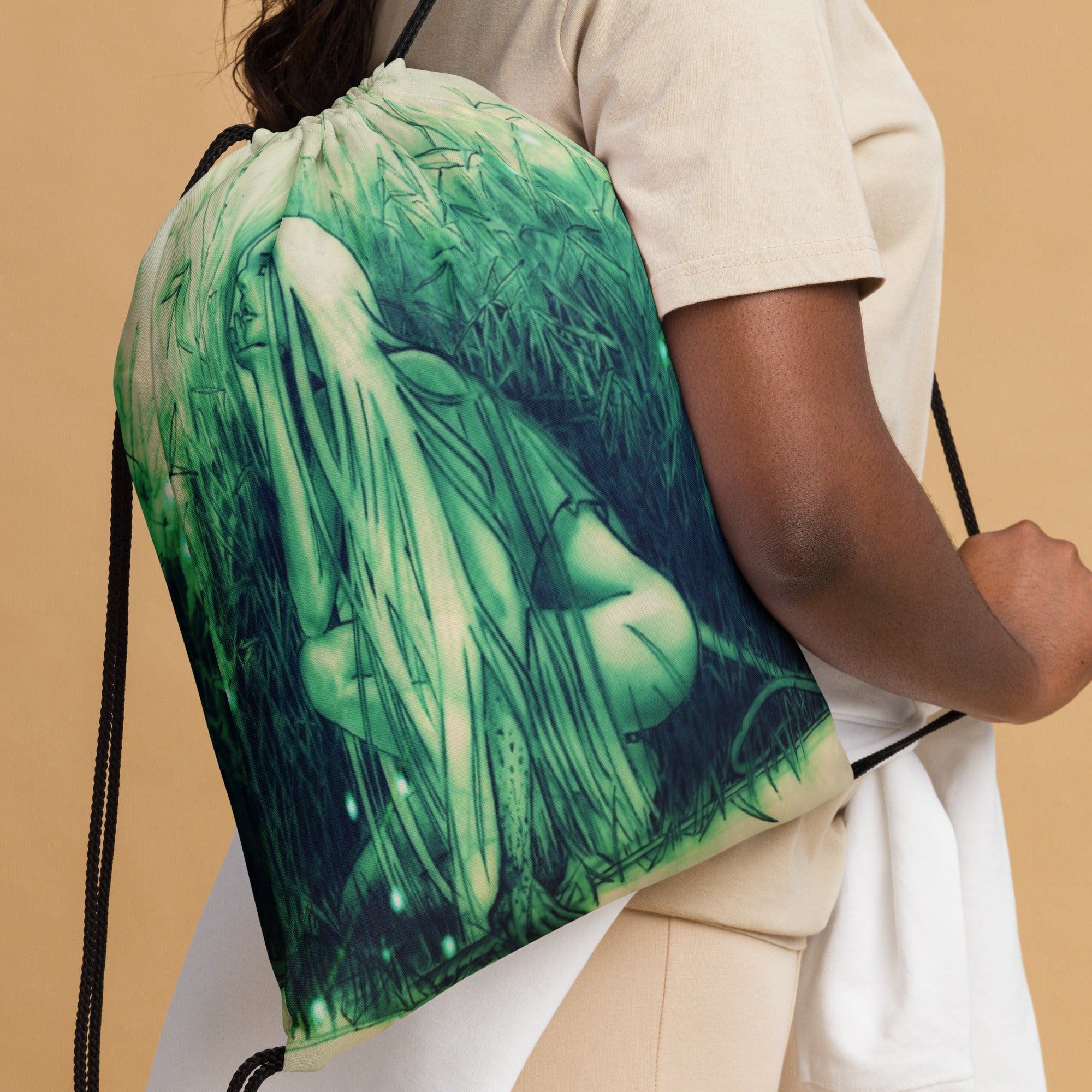 Marco Viozzi "Thinking Green" Drawstring Bag
