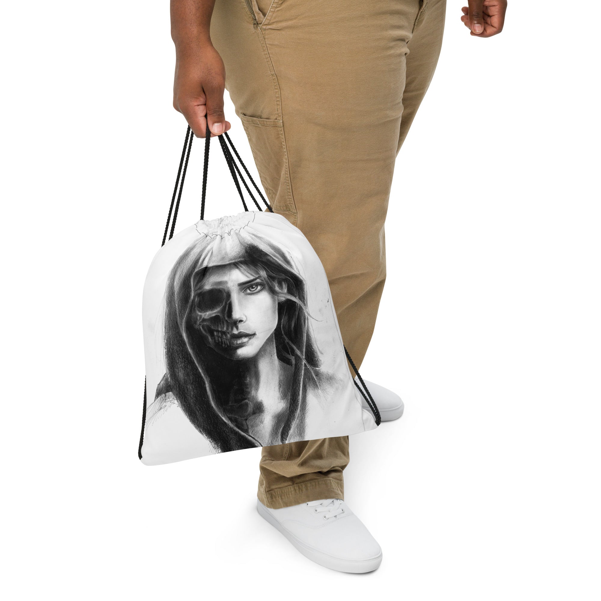 Marco Viozzi "The Stranger Inside Me" Drawstring Bag