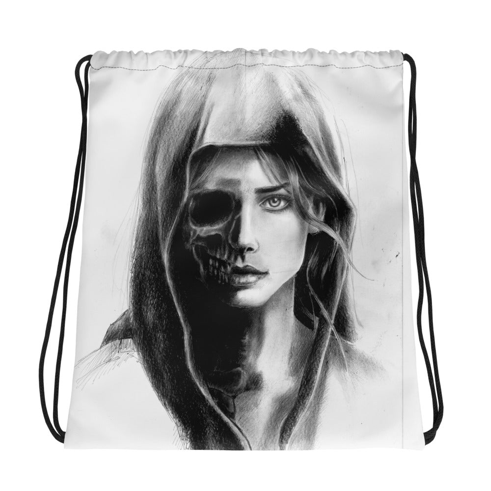 Marco Viozzi "The Stranger Inside Me" Drawstring Bag