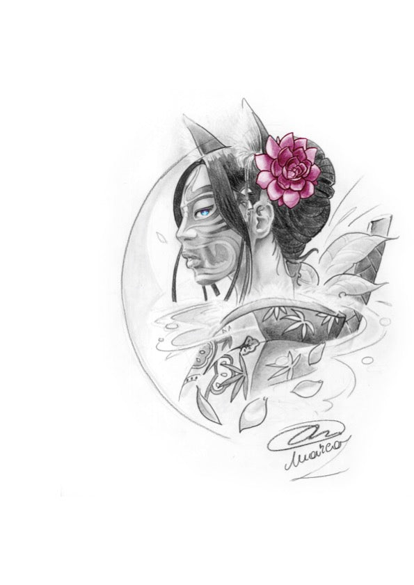 Purple Flower Tote Bag