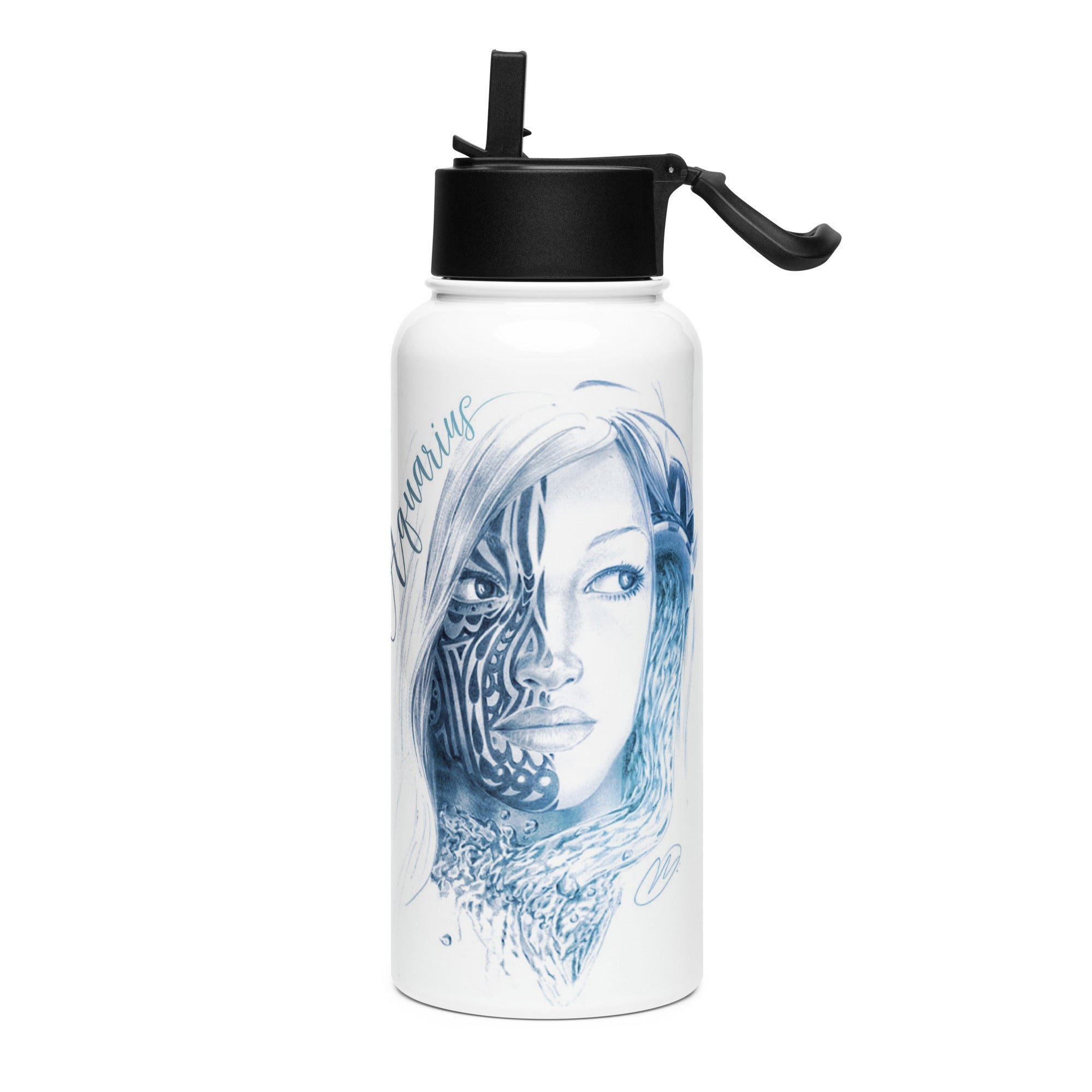 Marco Viozzi "Aquarius" Stainless Steel Water Bottle