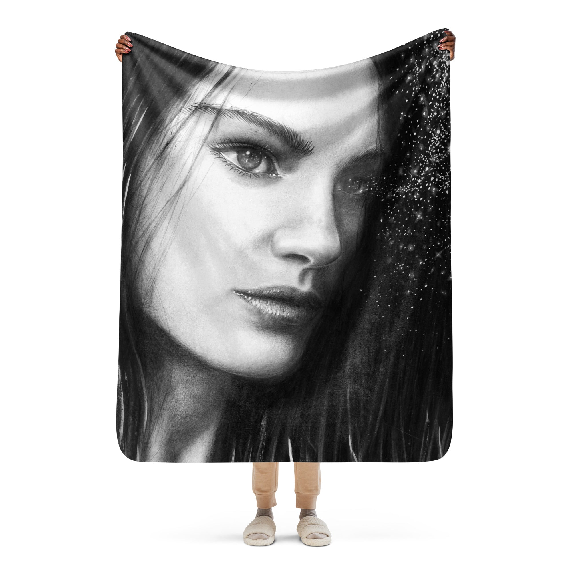 Marco Viozzi "Starry Eyed" Sherpa Blanket