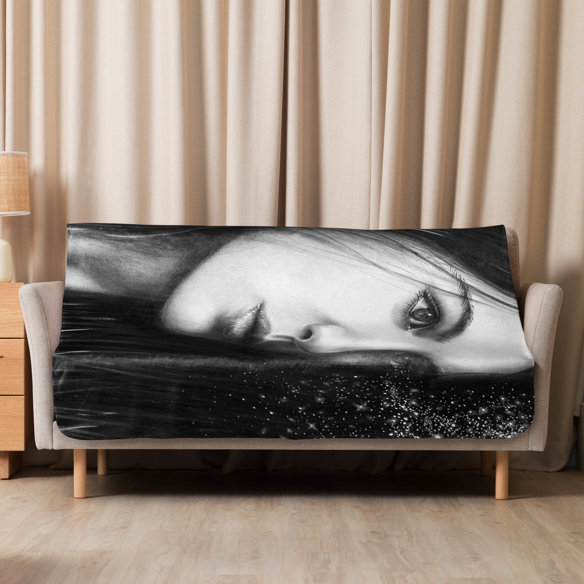 Marco Viozzi "Starry Eyed" Sherpa Blanket