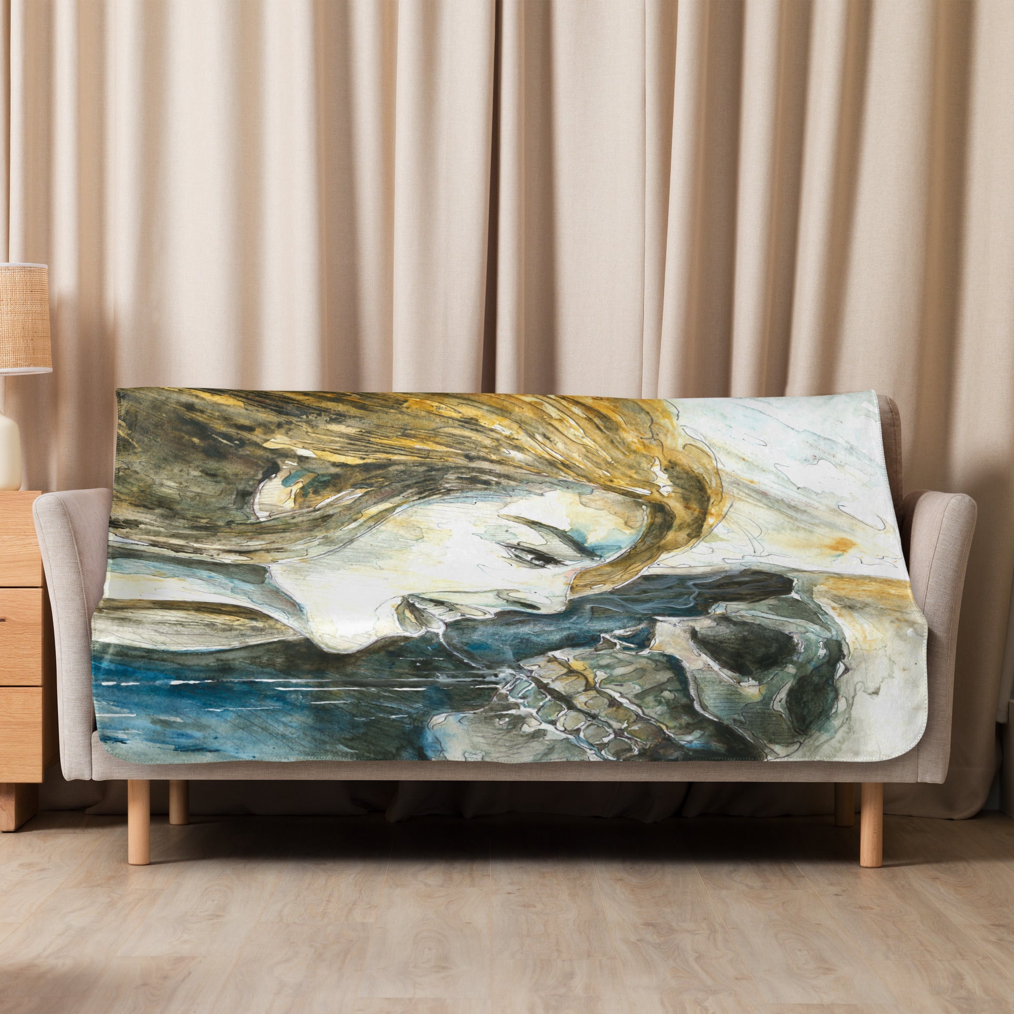 Marco Viozzi "The Mirror" Sherpa Blanket