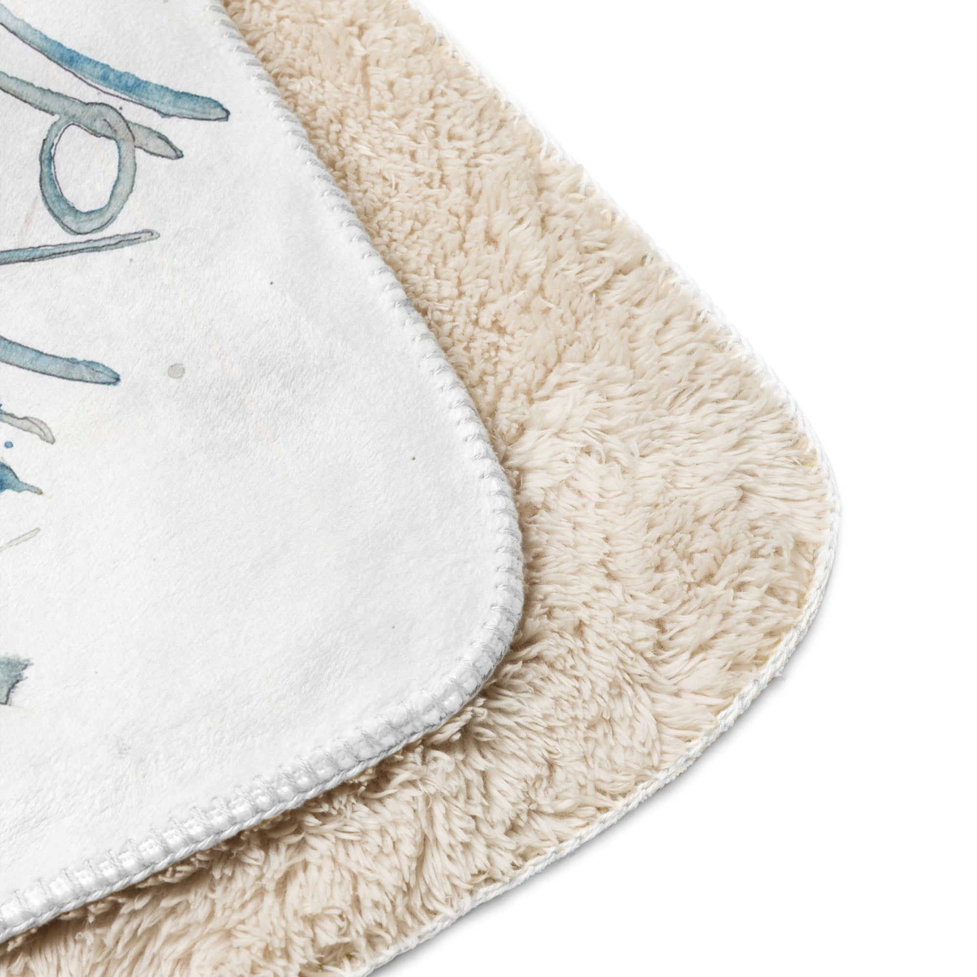 Marco Viozzi "Rock and Roll" Sherpa blanket