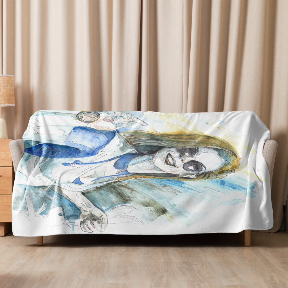 Marco Viozzi "Alice in Wonderland" Sherpa Blanket