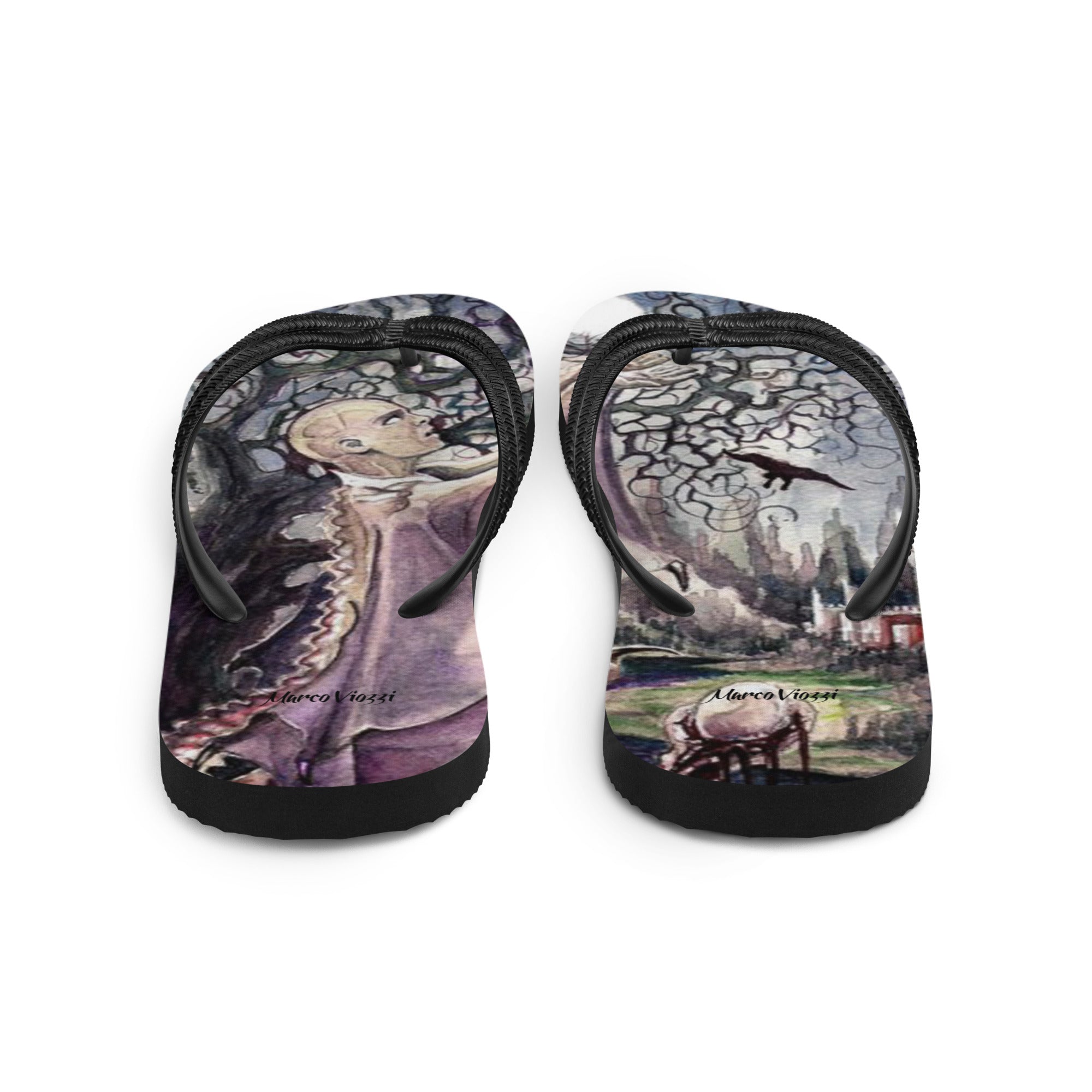 Marco Viozzi "Crystal Ball" Flip-Flops