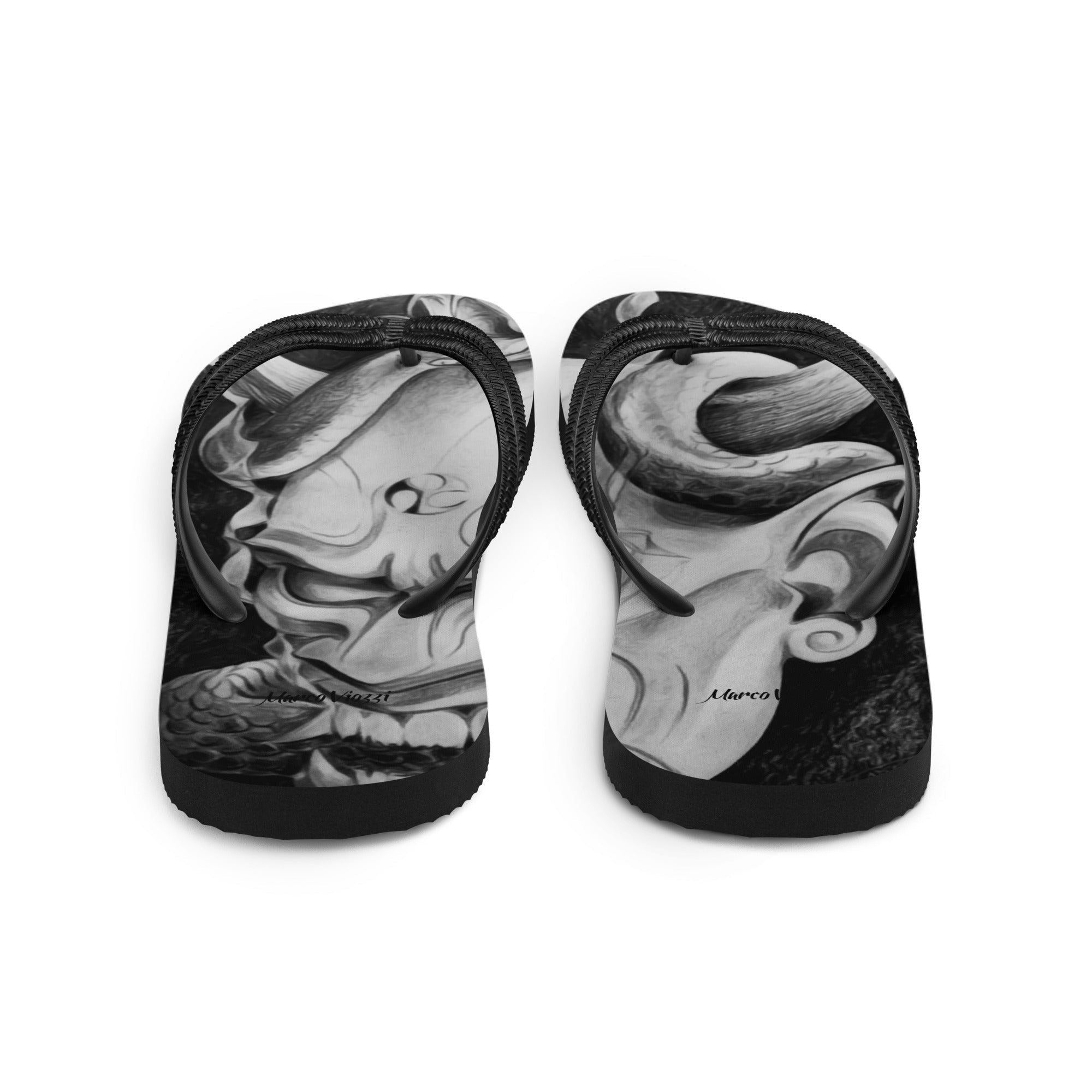 Marco Viozzi "Snake Man" Flip-Flops