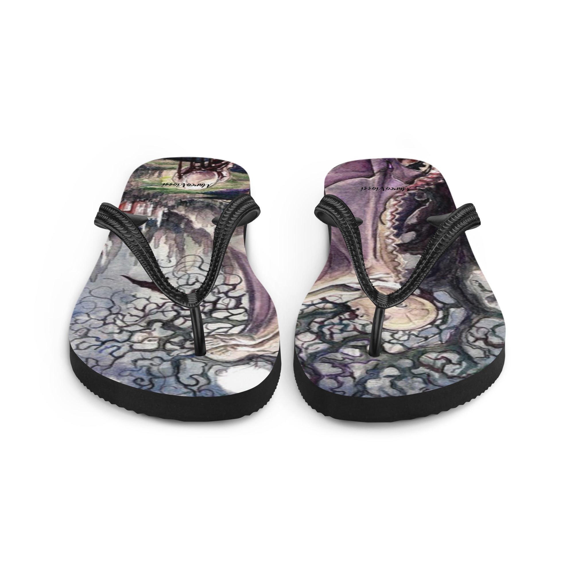 Marco Viozzi "Crystal Ball" Flip-Flops