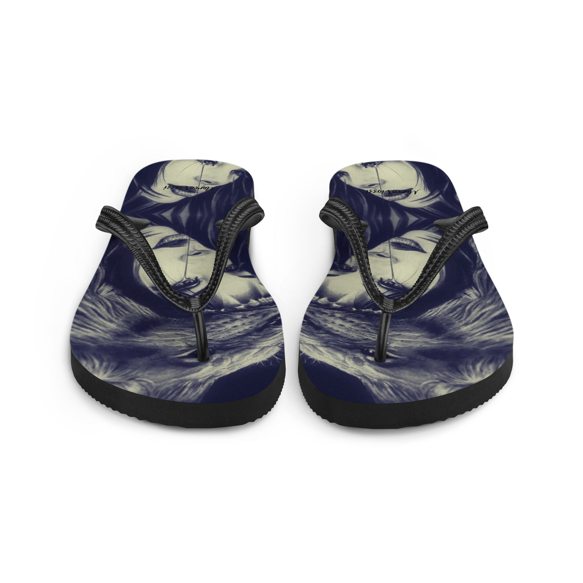 Marco Viozzi "Tiger Hat" Flip-Flops