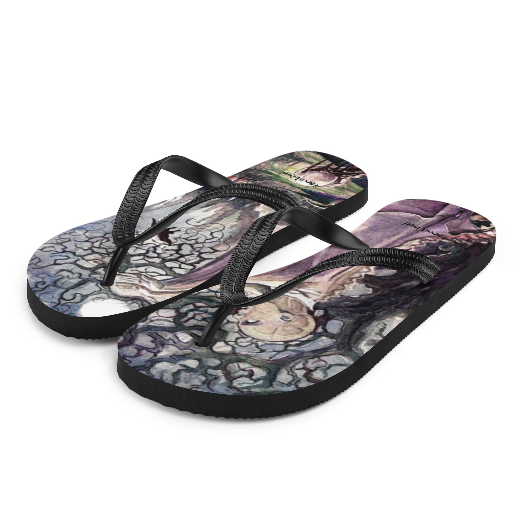 Marco Viozzi "Crystal Ball" Flip-Flops