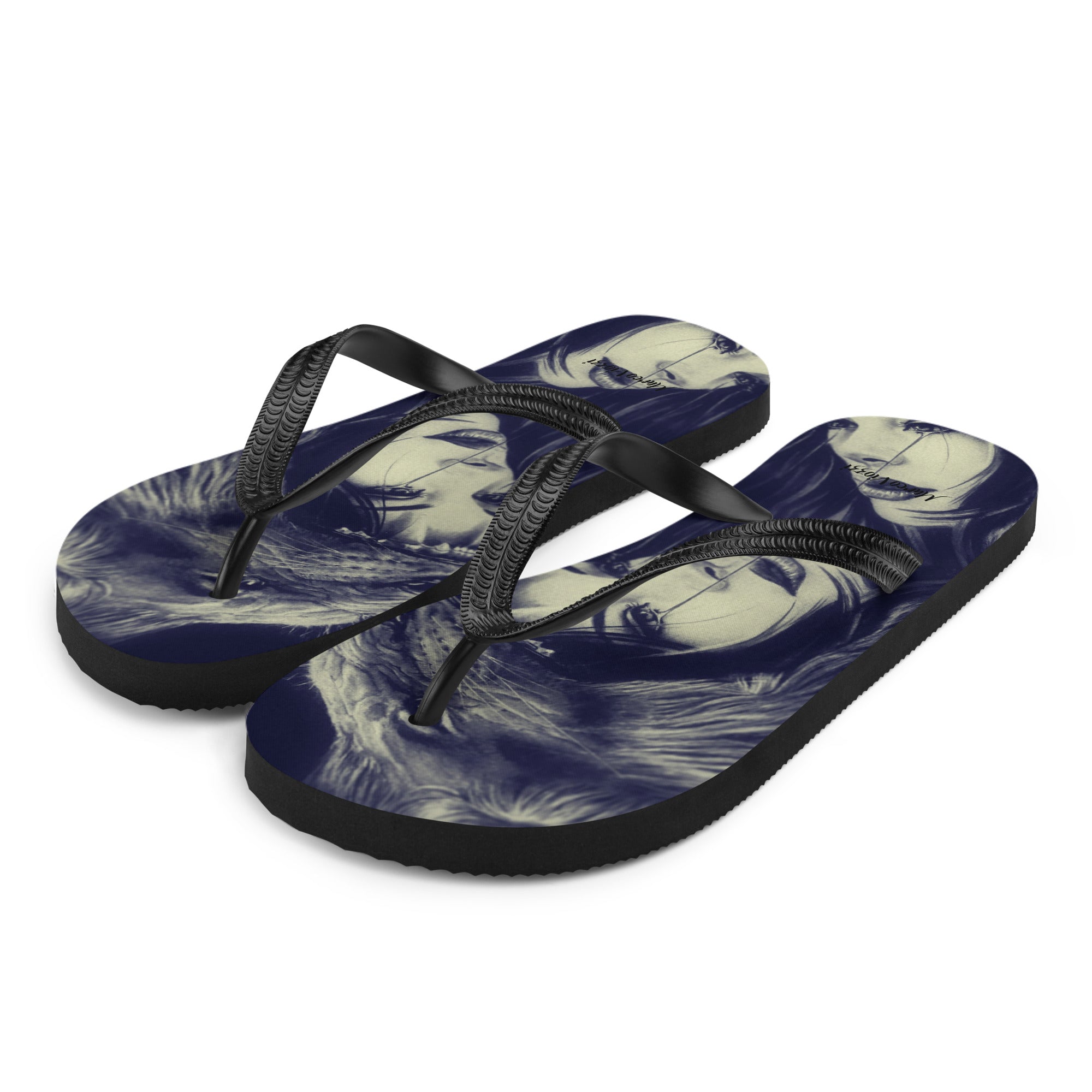 Marco Viozzi "Tiger Hat" Flip-Flops