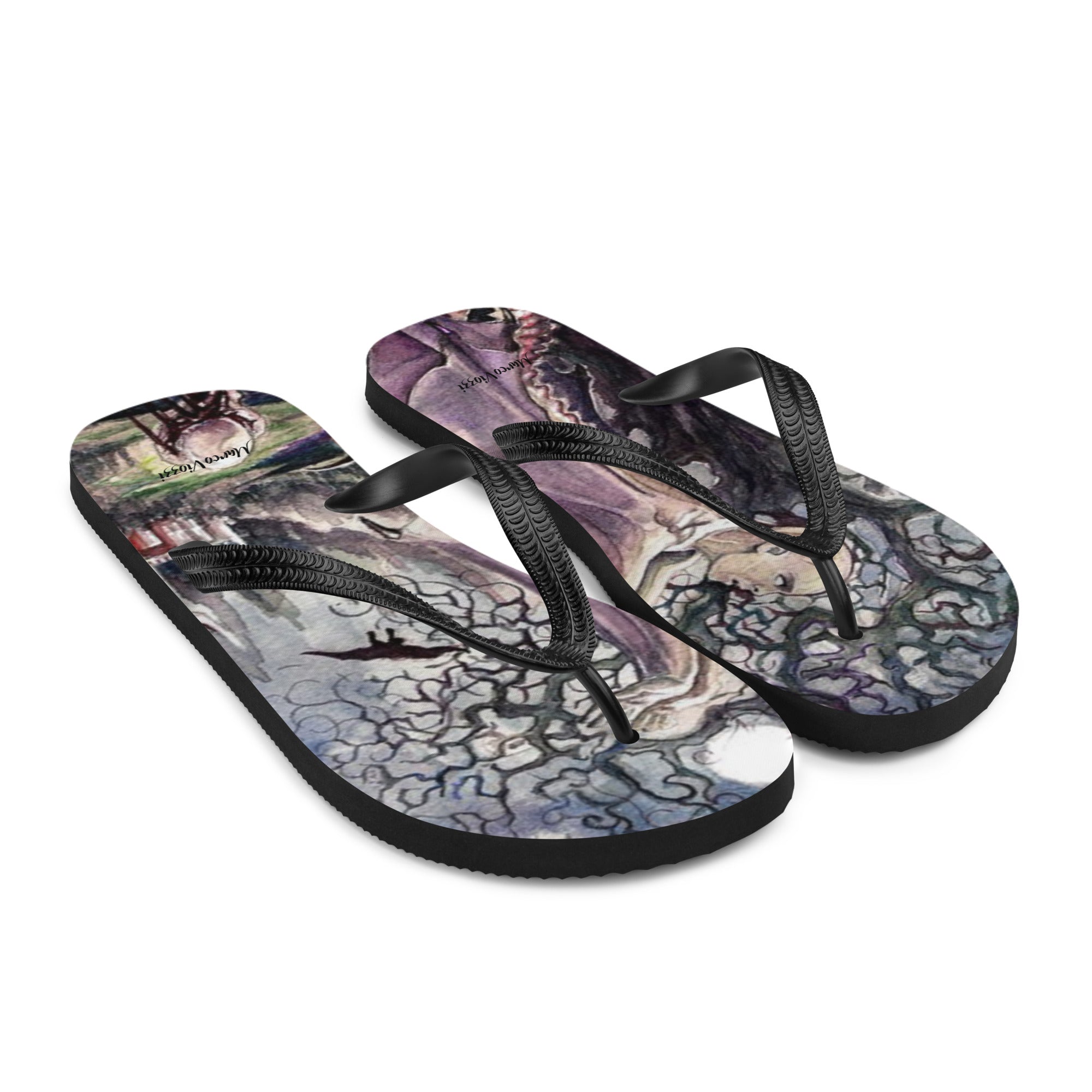 Marco Viozzi "Crystal Ball" Flip-Flops