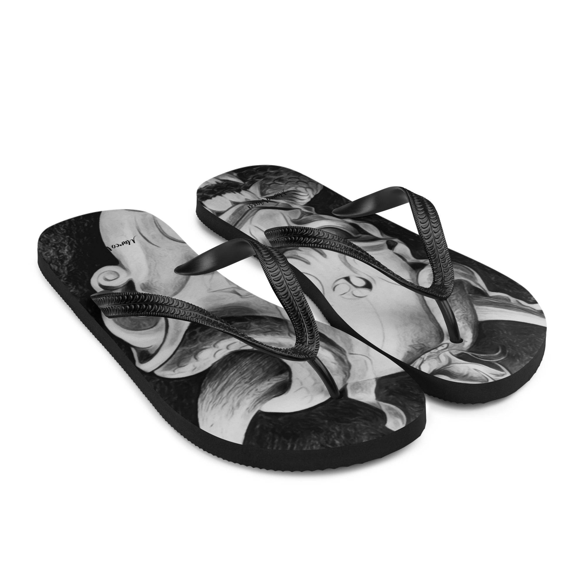 Marco Viozzi "Snake Man" Flip-Flops