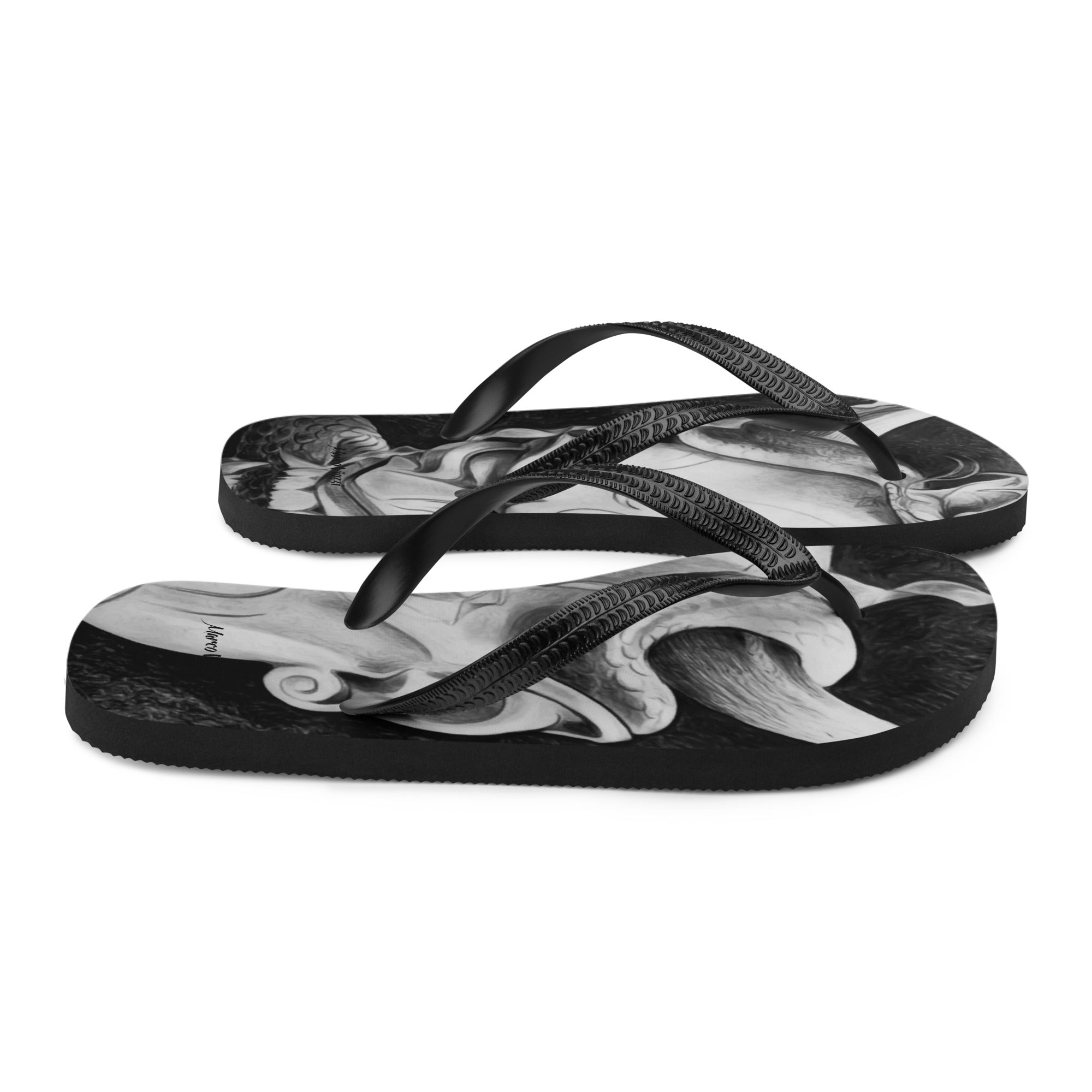 Marco Viozzi "Snake Man" Flip-Flops
