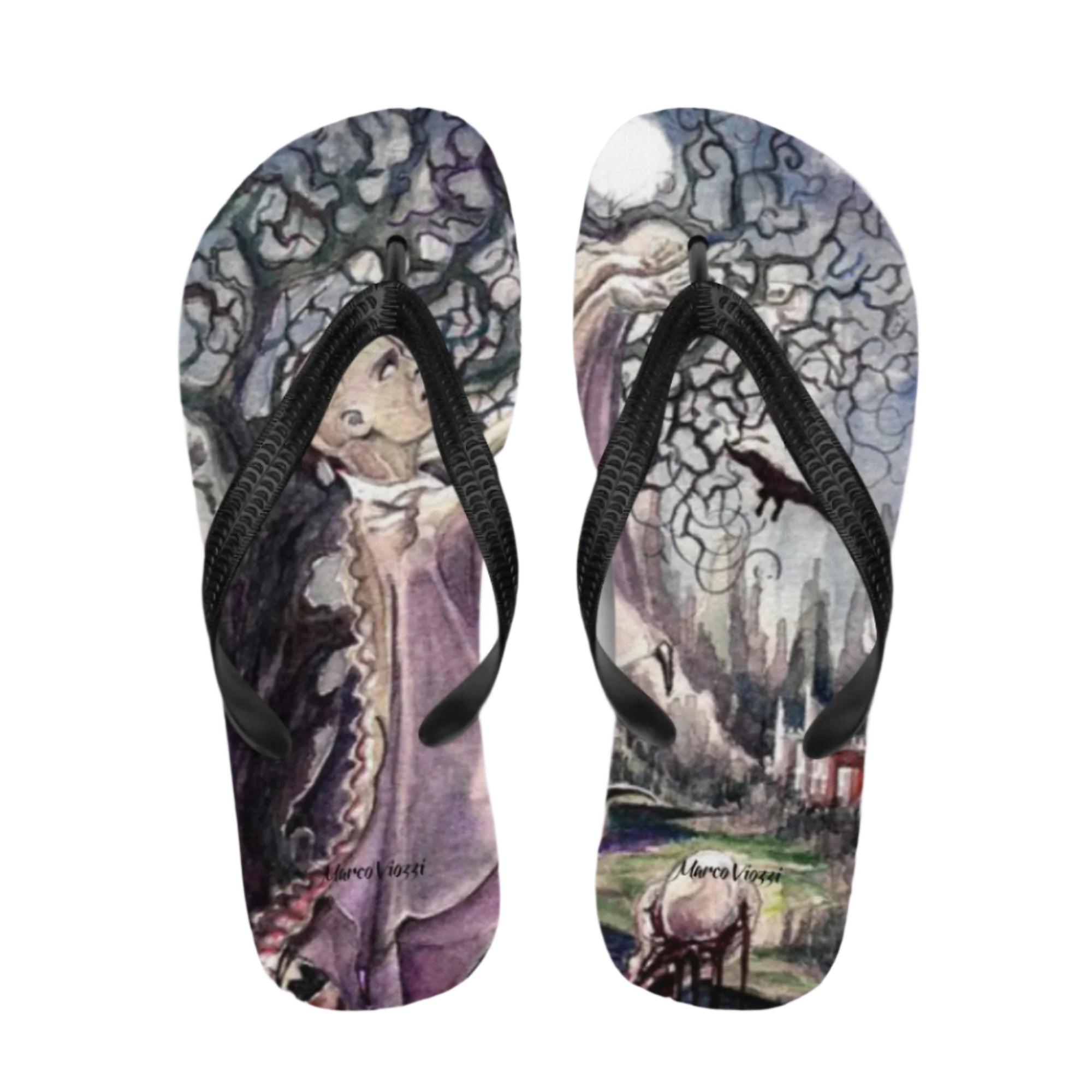 Marco Viozzi "Crystal Ball" Flip-Flops