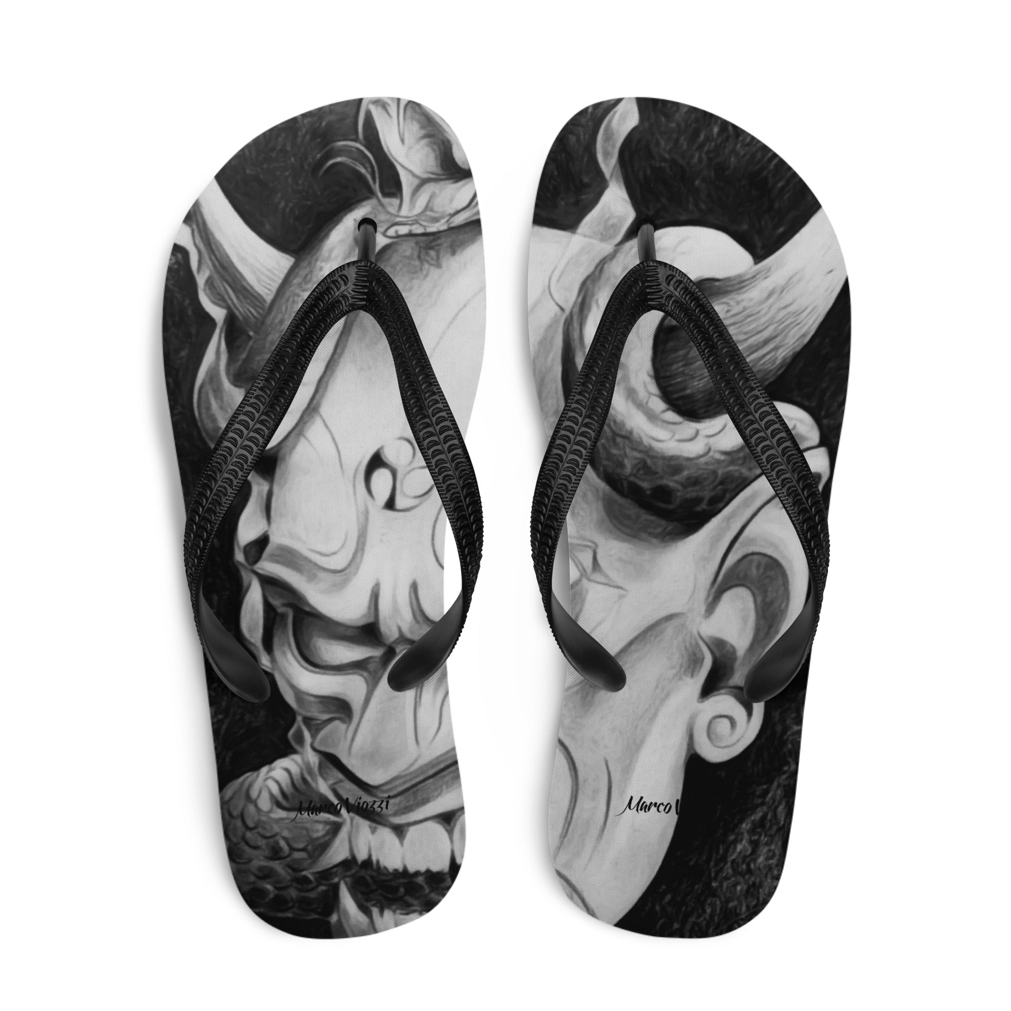 Marco Viozzi "Snake Man" Flip-Flops
