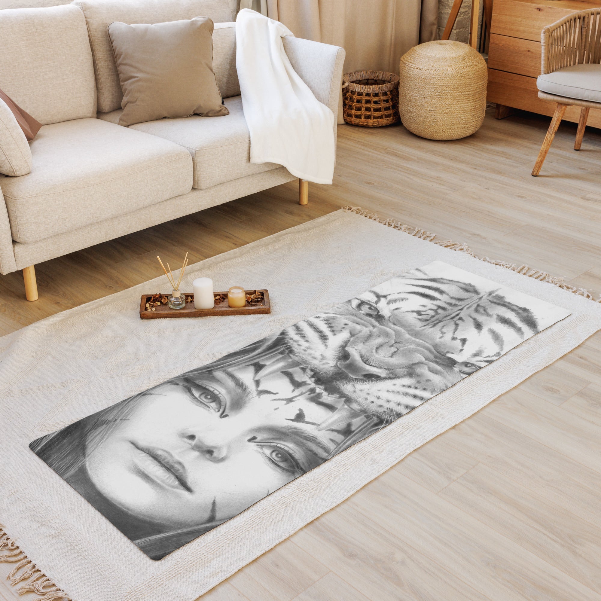 Marco Viozzi "Tiger Woman" Yoga Mat